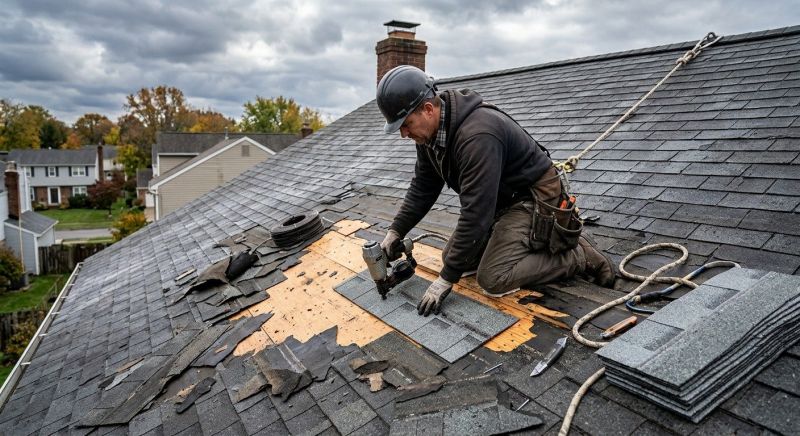 Roof Damage Restoration in Troy, OH