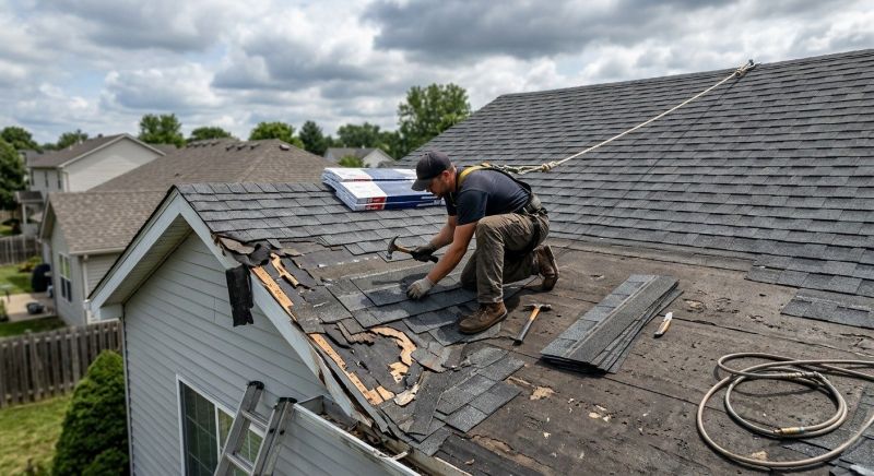 Roof Damage Restoration in Xenia, OH