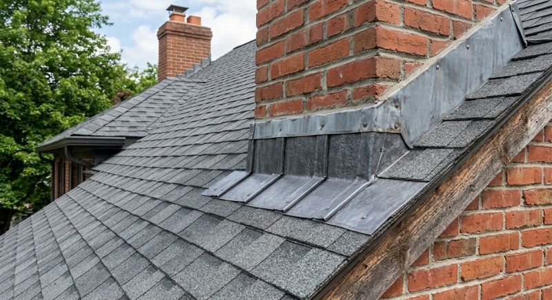 Roof Flashing Installation in Madison County, OH