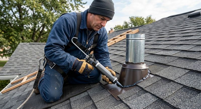 Roof Vent Flashing Repair in Springfield, OH