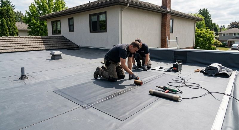 Rubber Roof Repair in Clark County, OH