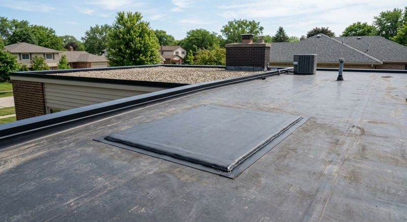 Rubber Roof Repair in Troy, OH