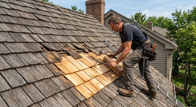 Shake Shingle Repair in Clark County, OH