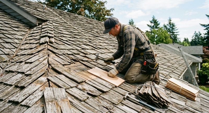 Shake Shingle Repair in Clark County, OH