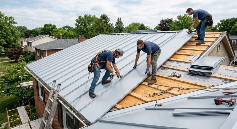 Sheet Roofing Installation in New Carlisle, OH