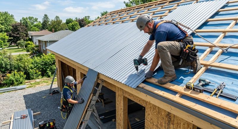 Sheet Roofing Installation in Vandalia, OH