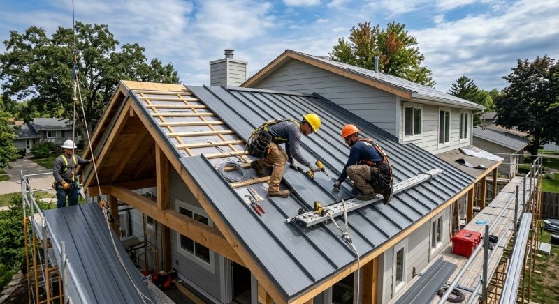 Sheet Roofing Installation in Yellow Springs, OH