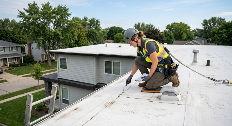 Single Ply Roof Inspection in Springfield, OH