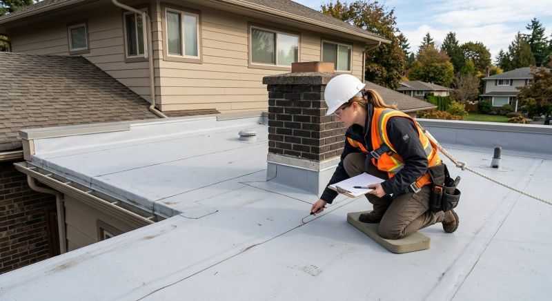 Single Ply Roof Inspection in Springfield, OH