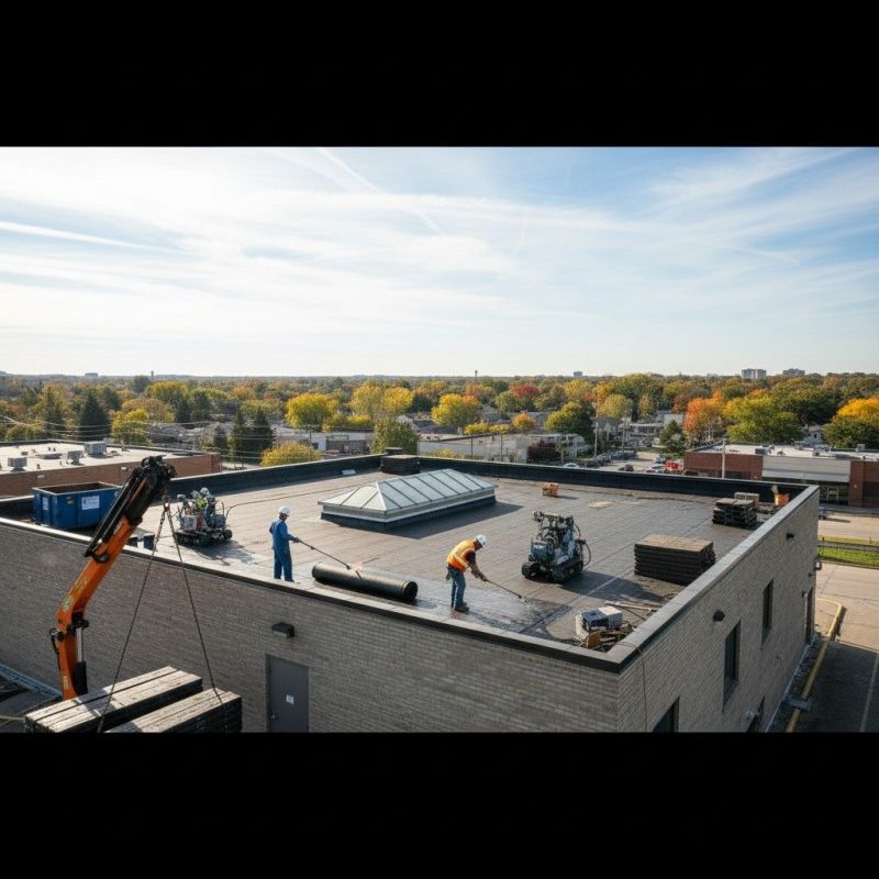 Single Ply Roof Replacement in Tipp City, OH