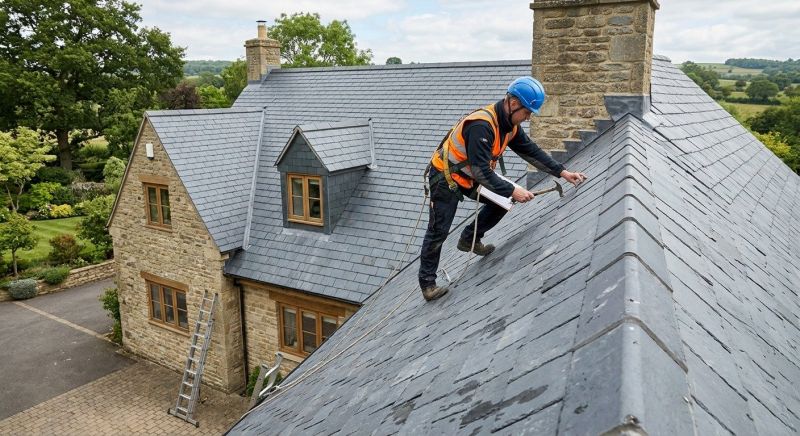 Slate Roof Repair in Madison County, OH