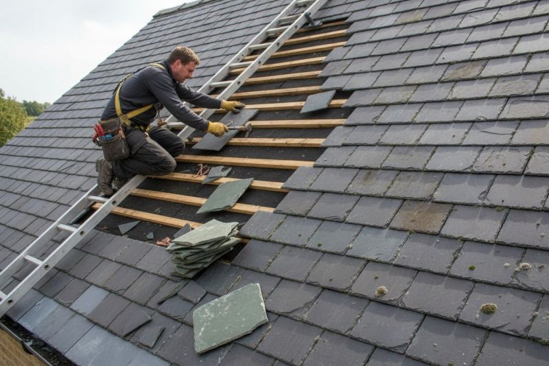 Slate Roof Repair in Mechanicsburg, OH