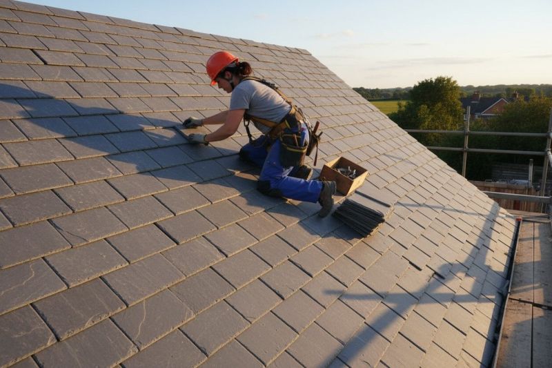Slate Roof Repair in Mechanicsburg, OH