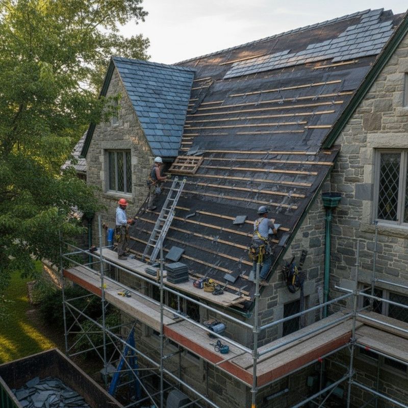 Slate Roof Replacement in Medway, OH