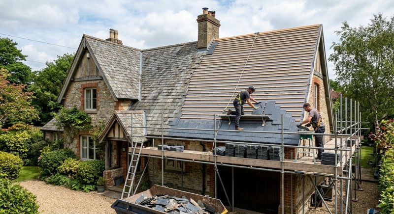 Slate Roof Replacement in Xenia, OH