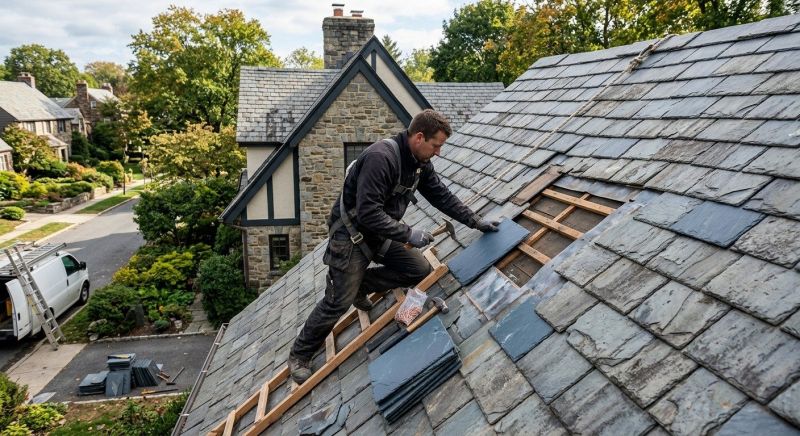 Slate Shingles Repair in Greene County, OH