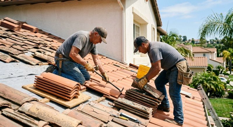 Spanish Tile Roof Repair in Springfield, OH