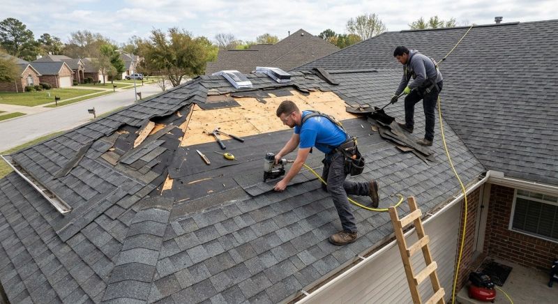 Storm Damage Roof Repair in Tipp City, OH