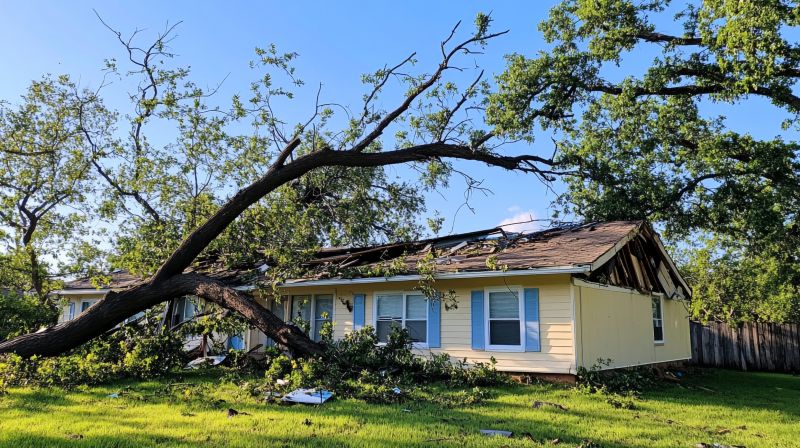 Storm Damage Roof Repair in West Liberty, OH