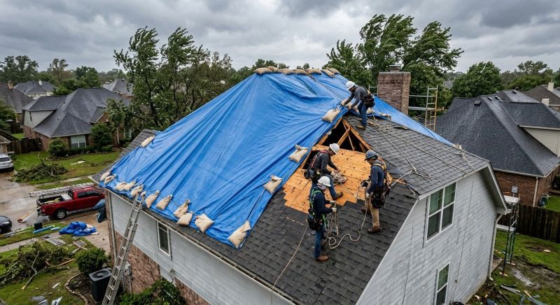 Storm Damage Roof Repair in Xenia, OH