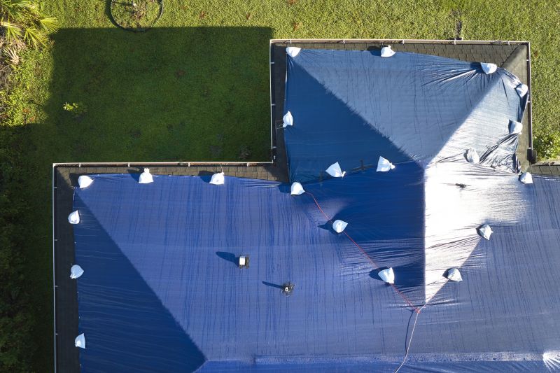Storm Damage Roof Tarping in Springfield, OH