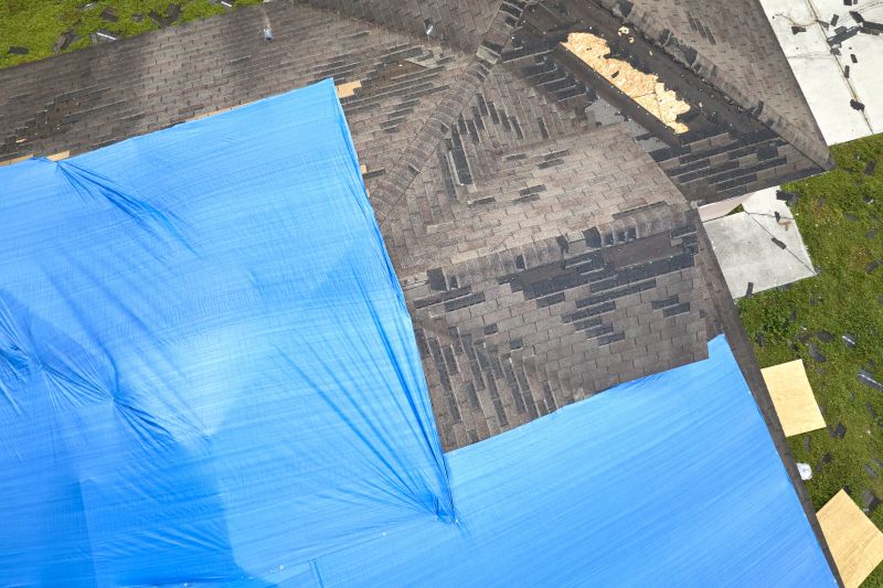 Storm Damage Roof Tarping in Springfield, OH