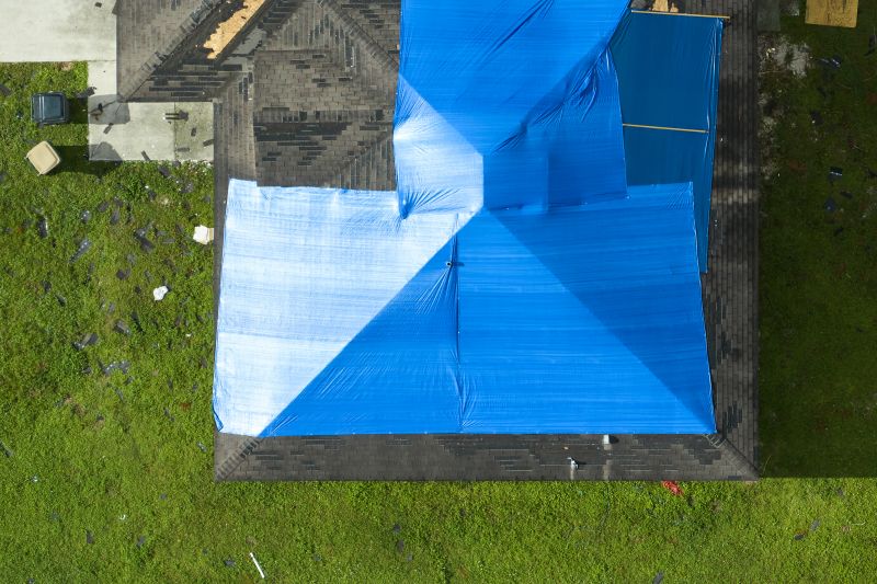 Storm Damage Roof Tarping in Springfield, OH