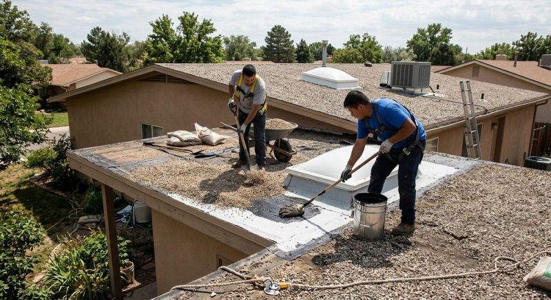 Tar And Gravel Roof Repair in Mechanicsburg, OH