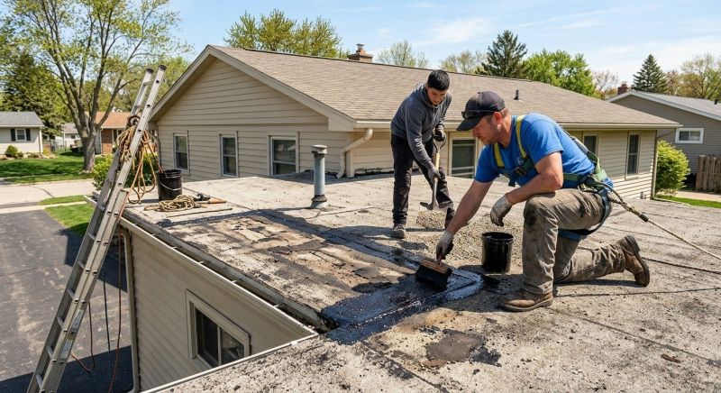 Tar And Gravel Roof Repair in Xenia, OH