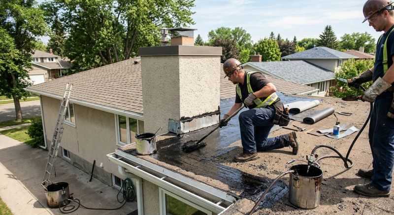Tar And Gravel Roof Repair in Yellow Springs, OH