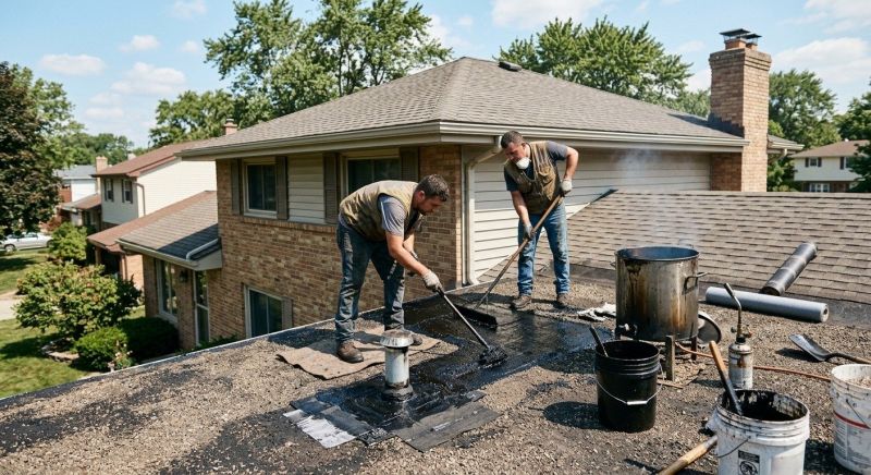 Tar Roof Repair in London, OH