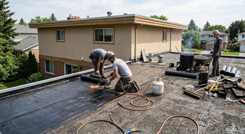 Tar Roof Repair in London, OH