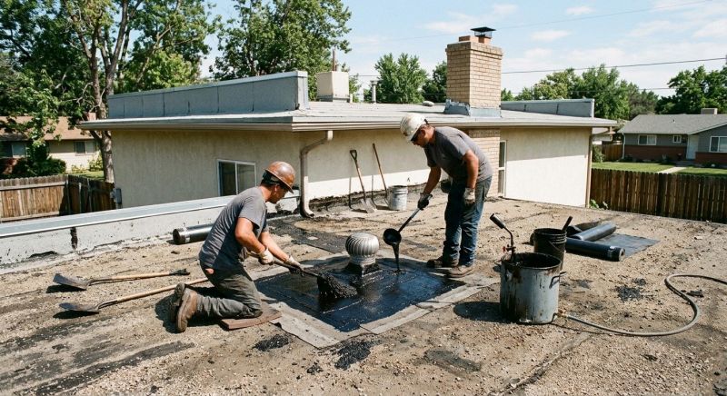 Tar Roof Repair in Mechanicsburg, OH