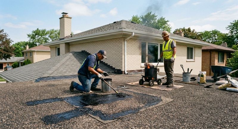 Tar Roof Repair in New Carlisle, OH