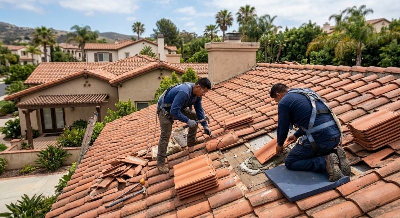 Tile Roof Repair in Fairborn, OH