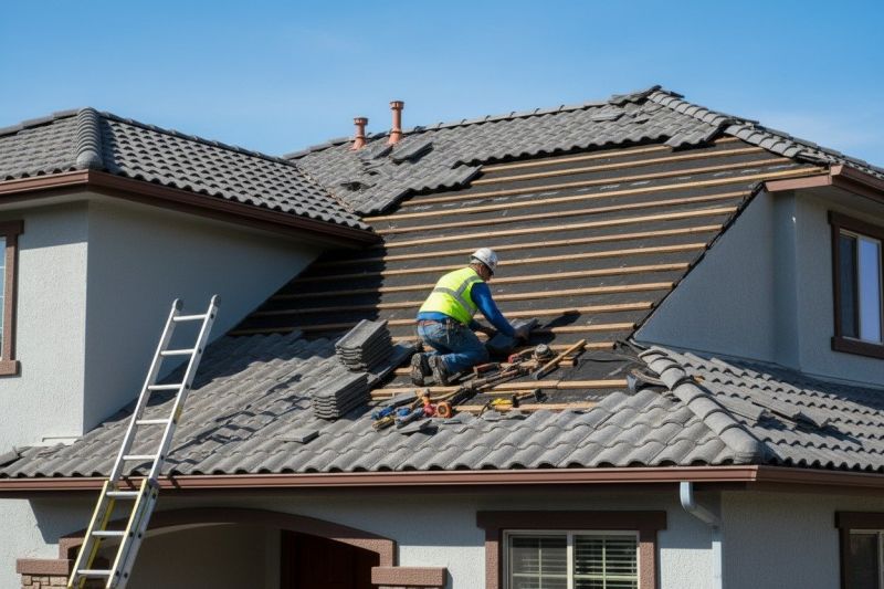 Tile Roof Repair in Mechanicsburg, OH