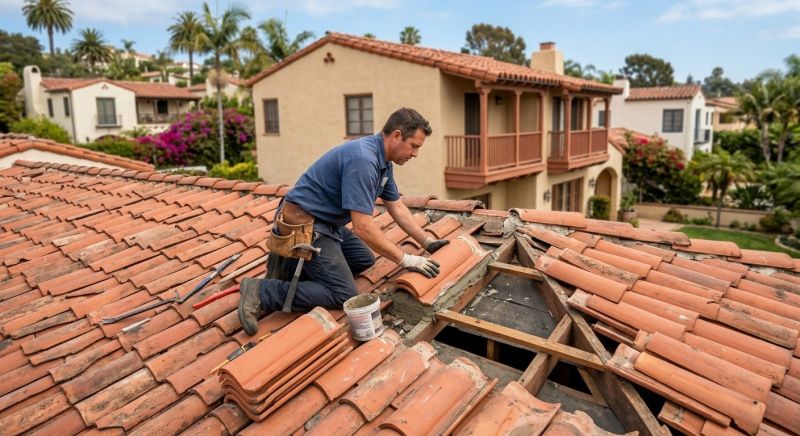 Tile Roof Repair in Troy, OH