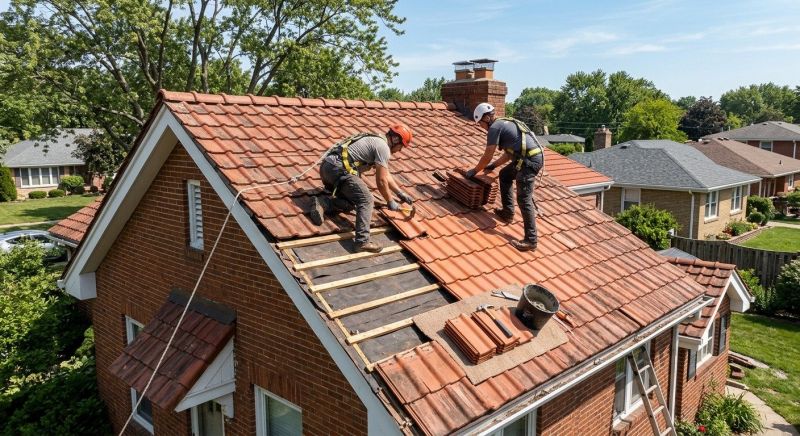 Tile Roof Repair in Xenia, OH