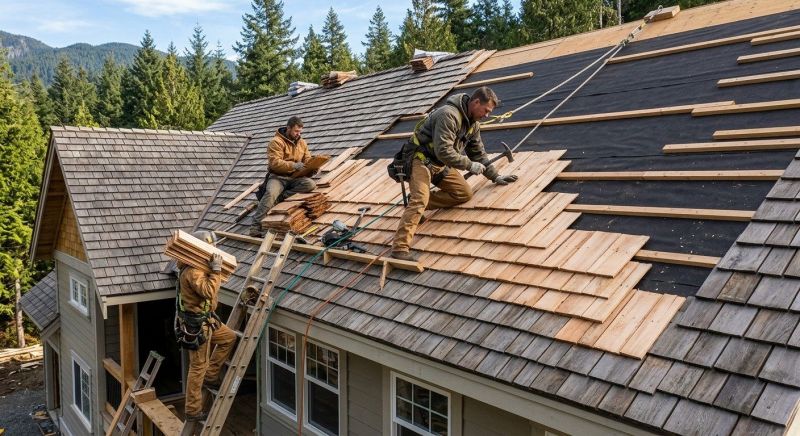 Wood Roofing Installation in South Solon, OH