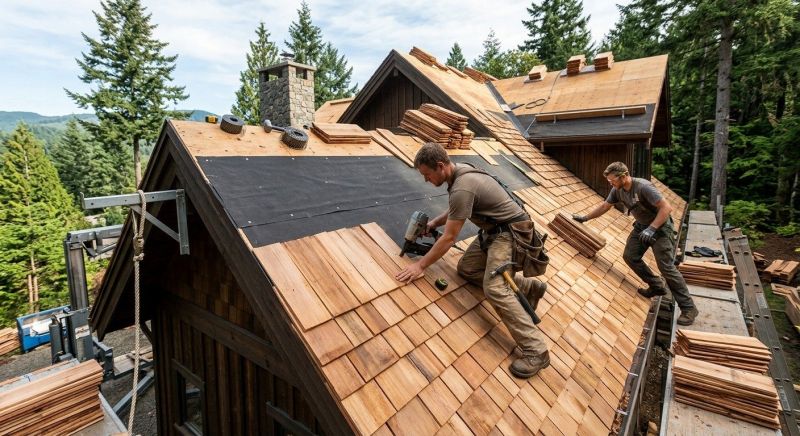 Wood Roofing Installation in Tipp City, OH