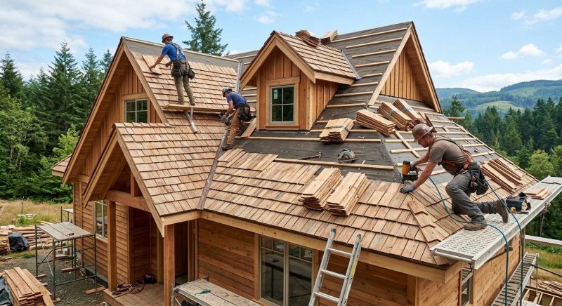 Wood Roofing Installation in West Liberty, OH