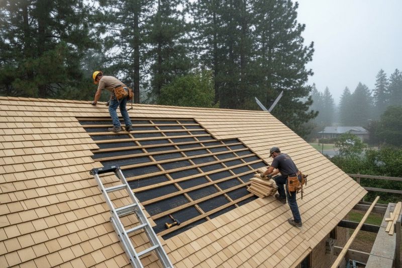 Wood Shake Roof Repair in Greene County, OH