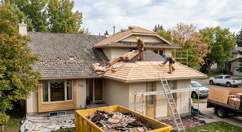 Wood Shake Roof Replacement in Mechanicsburg, OH